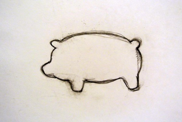 рисунок свиньи